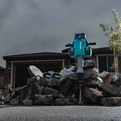Makita GMH04PLX 80V max XGT Brushless 70 lb. 1-1/8" Hex AVT Breaker Hammer Kit, AWS Capable (8.0Ah)