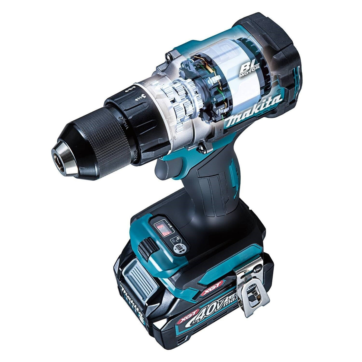 Makita GPH01D 40V max XGT® 1/2" Hammer Driver-Drill Kit (2.5Ah)