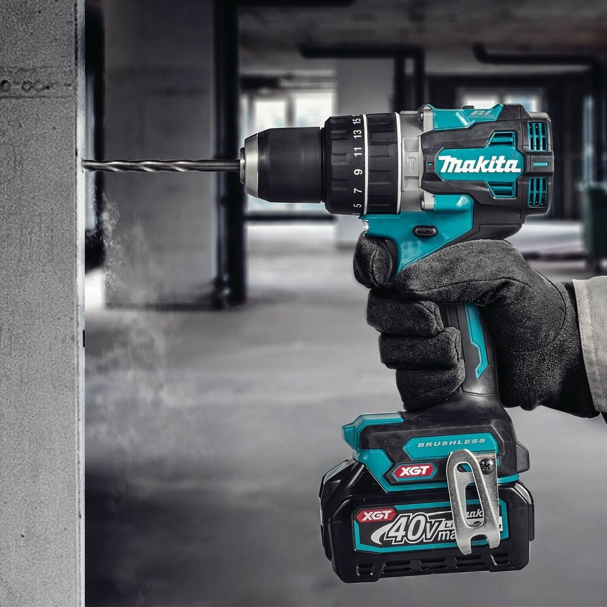 Makita GPH02D 40V max XGT® Compact 1/2" Hammer Driver-Drill Kit (2.5Ah)