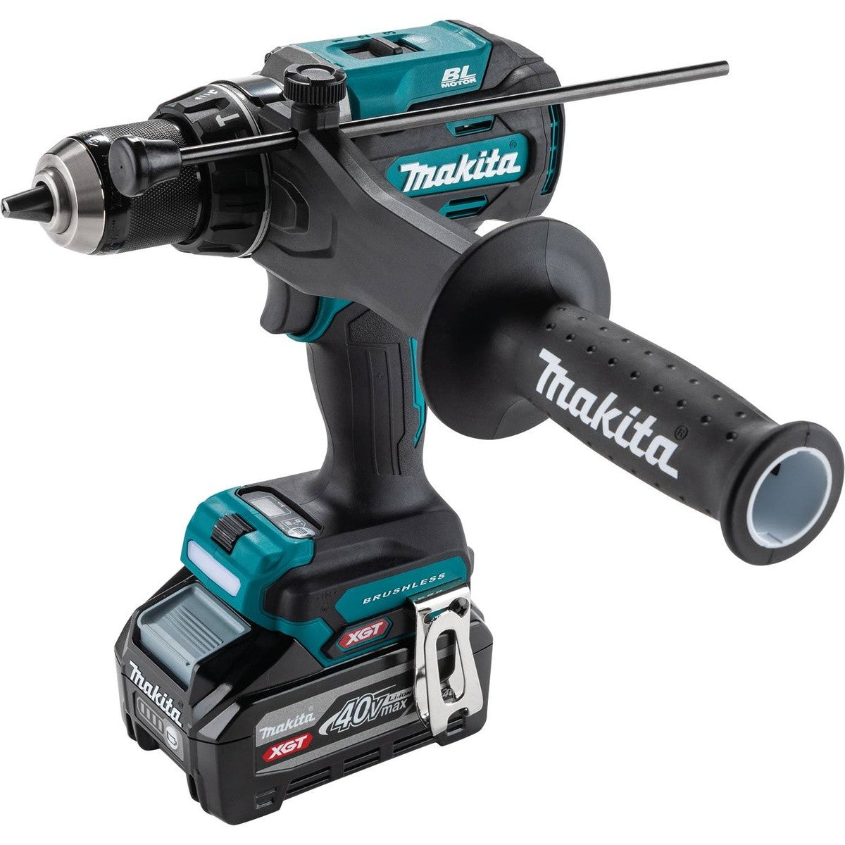 Makita GPH03SU1 40V max XGT Brushless Cordless 3-Speed 1/2" Hammer Driver-Drill Kit (4.0Ah Battery)