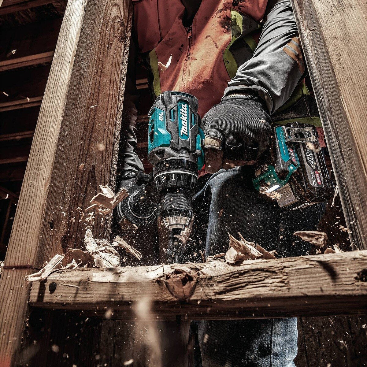 Makita GPH03SU1 40V max XGT Brushless Cordless 3-Speed 1/2" Hammer Driver-Drill Kit (4.0Ah Battery)