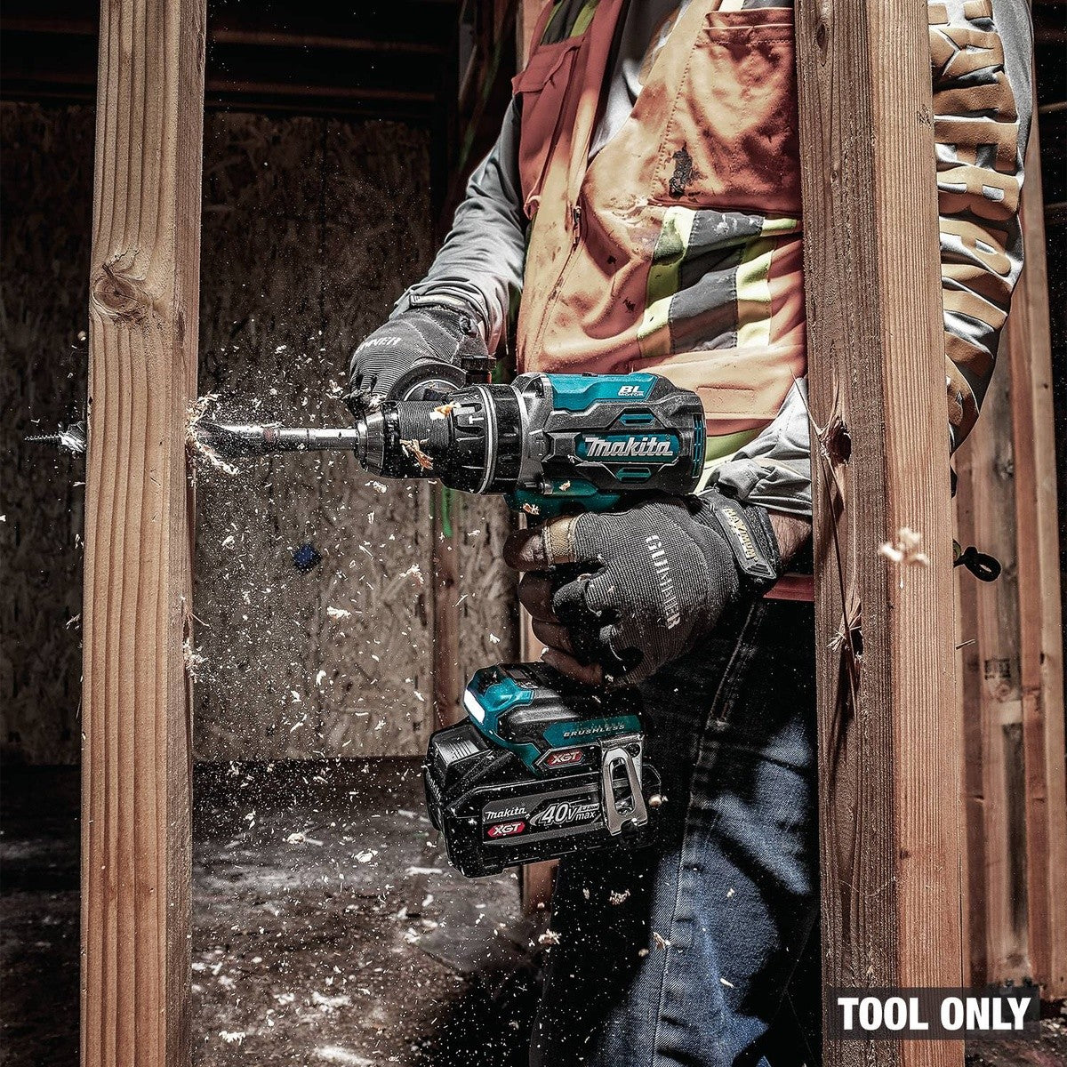 Makita GPH03Z 40V max XGT Brushless Cordless 3 Speed 1/2" Hammer Driver Drill Tool Only