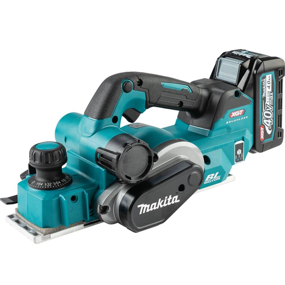 Makita GPK01M1 40V max XGT Brushless Cordless 3-1/4" Planer Kit, AWS Capable (4.0Ah)