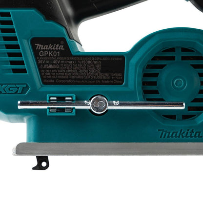 Makita GPK01Z 40V max XGT Brushless Cordless 3-1/4" Planer, AWS Capable, Tool Only