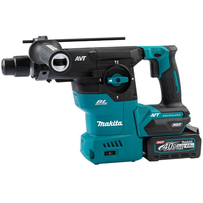 Makita GRH08M1 40V max XGT Brushless Cordless 1-3/16" AVT Rotary Hammer Kit, accepts SDS-PLUS bits, AFT, AWS Capable, bag, with one battery (4.0Ah)