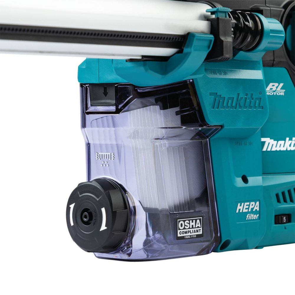 Makita GRH08ZW 40V max XGT Brushless Cordless 1-3/16" AVT Rotary Hammer w/ Dust Extractor, accepts SDS-PLUS bits, AFT, AWS Capable, Tool Only