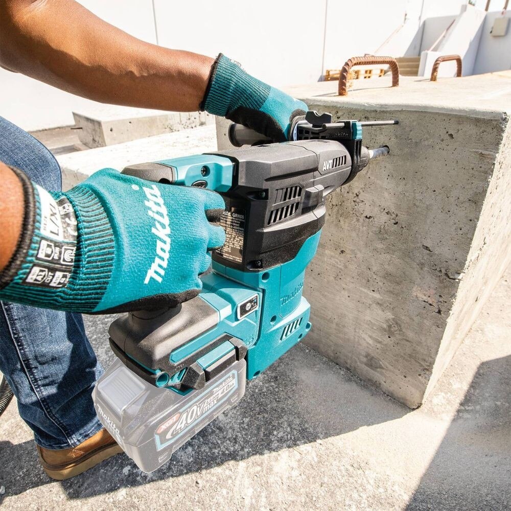 Makita GRH08Z 40V max XGT Brushless Cordless 1-3/16" AVT Rotary Hammer, accepts SDS-PLUS bits, AFT, AWS Capable, Tool Only