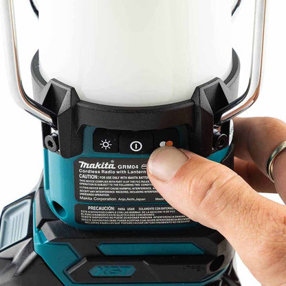 Makita GRM04 40V max XGT Cordless Lantern with Radio, Tool Only