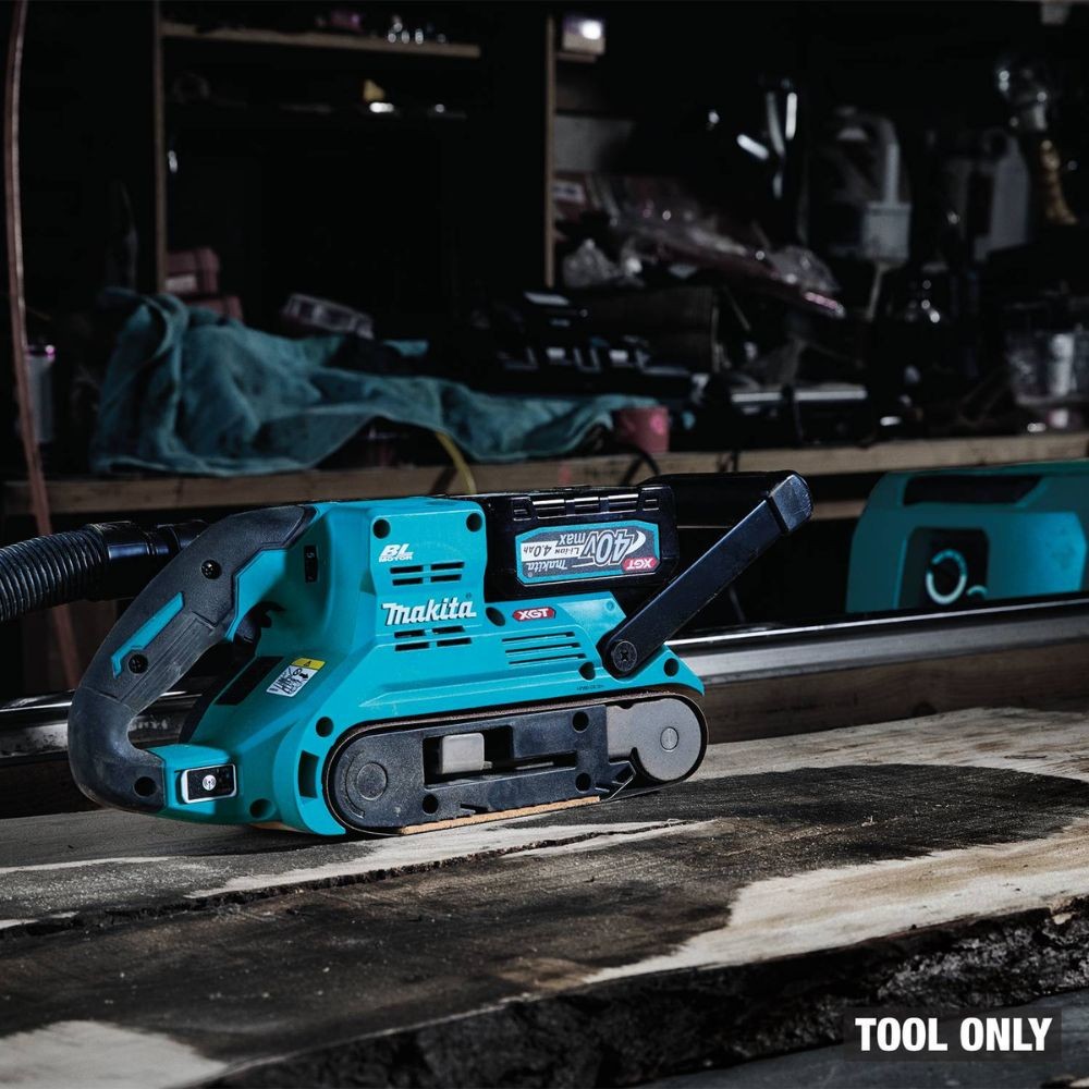 Makita GSB01Z 40V max XGT Brushless Cordless 3" x 21" Belt Sander, AWS Capable, Tool Only