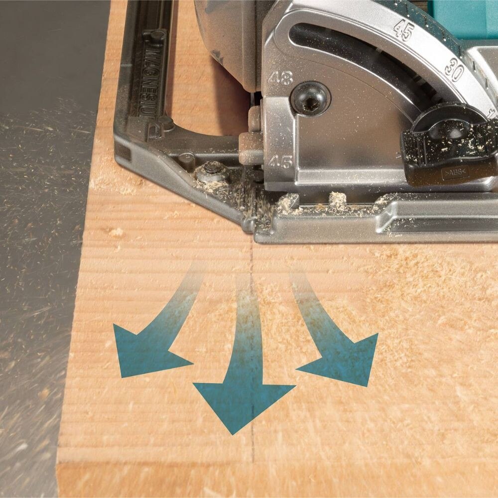 Makita GSH02M1 40V max XGT Brushless Cordless 7-1/4" Circular Saw Kit, guide rail compatible base, AWS Capable, bag, with one battery (4.0Ah)