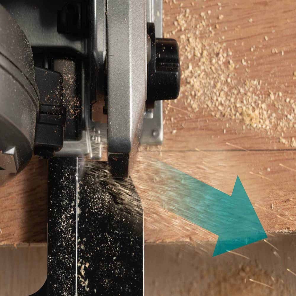 Makita GSH03Z 40V max XGT Brushless Cordless 9-1/4" Circular Saw with Guide Rail Compatible Base, AWS Capable, Tool Only