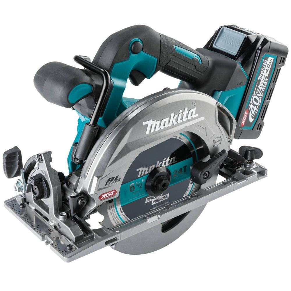 Makita GSH05M1 40V max XGT Brushless Cordless 6-1/2" Circular Saw Kit, AWS Capable (4.0Ah)
