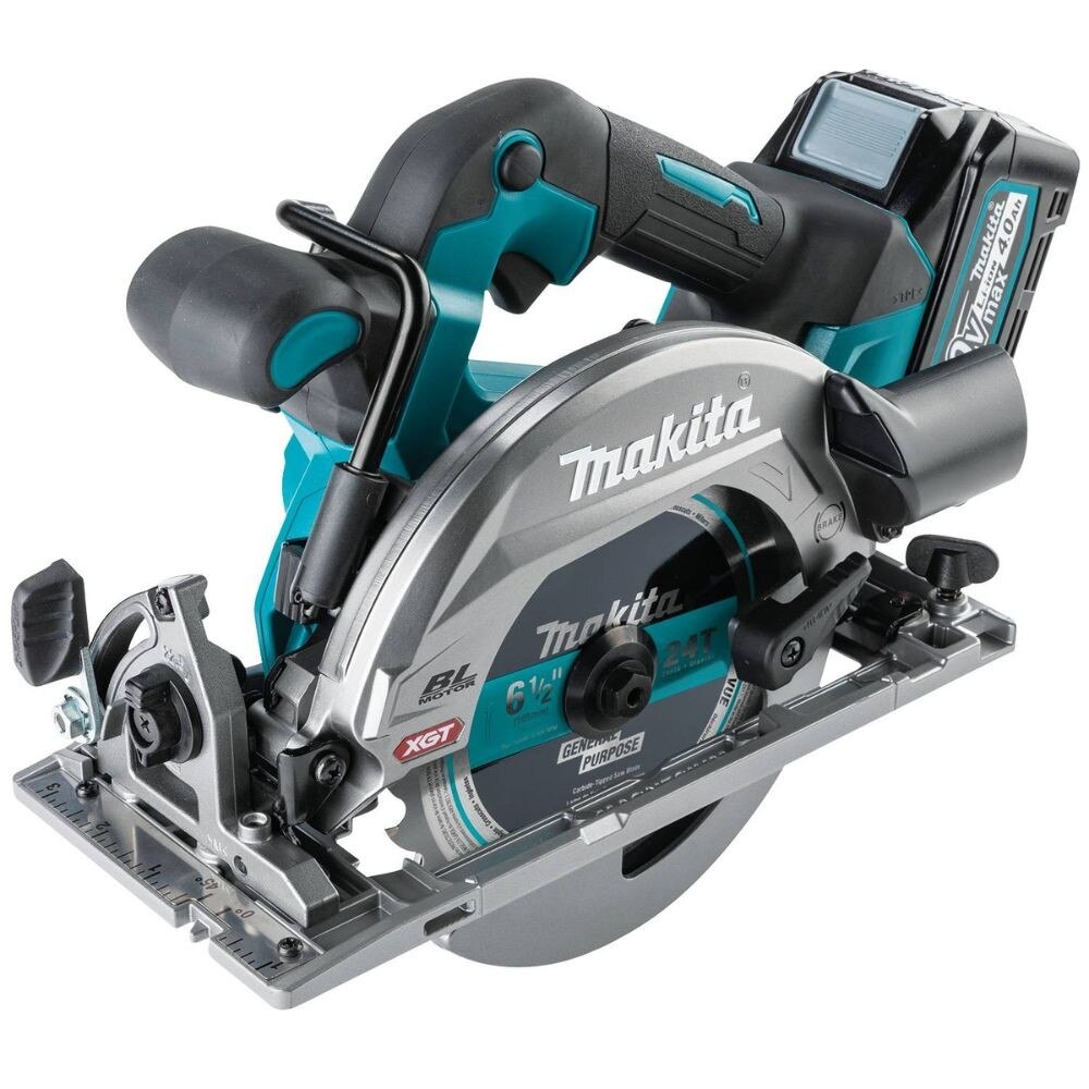 Makita GSH05M1 40V max XGT Brushless Cordless 6-1/2" Circular Saw Kit, AWS Capable (4.0Ah)
