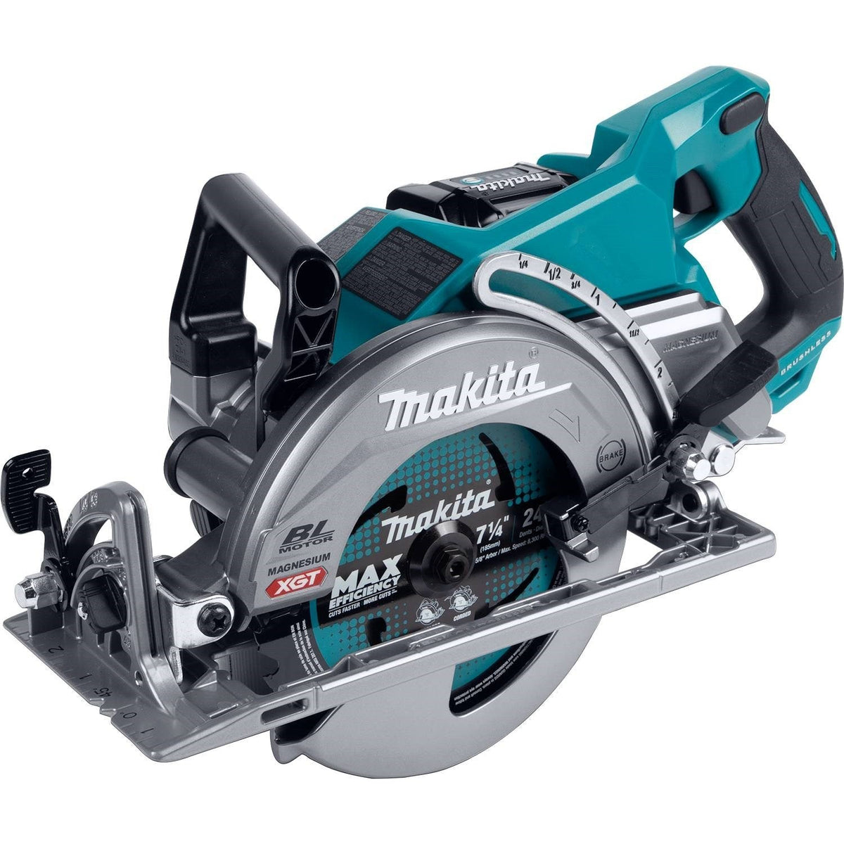 Makita GSR01M1 40V max XGT® Rear Handle 7-1/4” Circular Saw Kit, 4.0 Ah