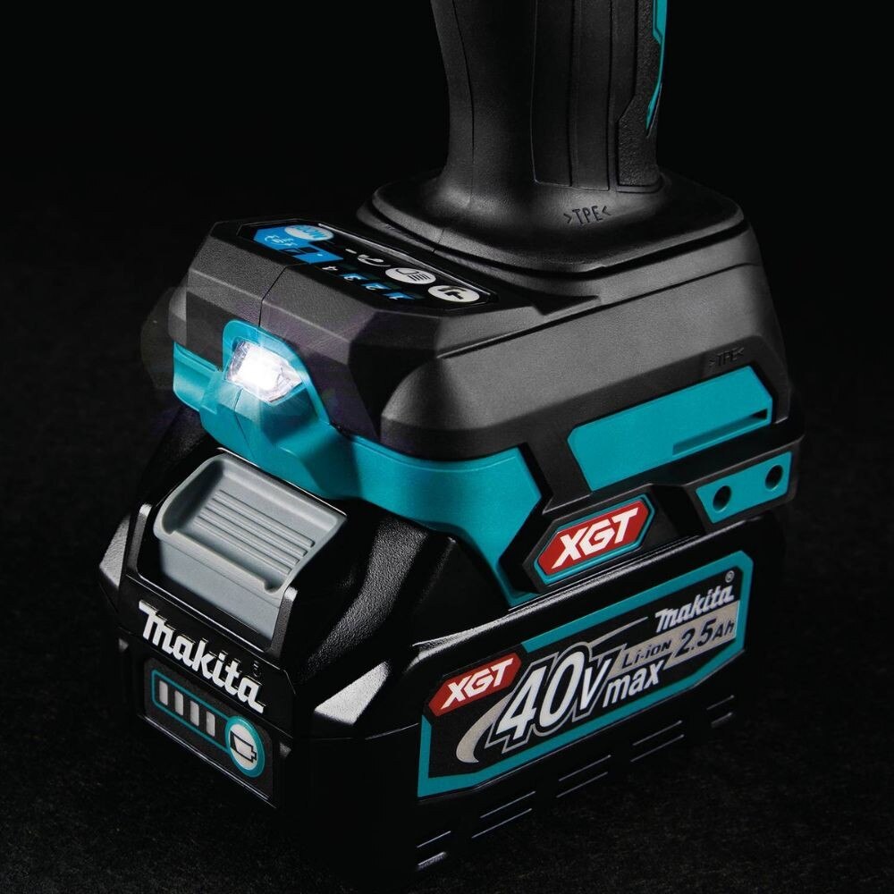 Makita GWT02Z 40V max XGT Brushless Cordless 4-Speed High-Torque 1/2" Sq. Drive Impact Wrench w/ Friction Ring Anvil, Tool Only