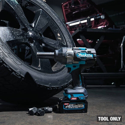 Makita GWT02Z 40V max XGT Brushless Cordless 4-Speed High-Torque 1/2" Sq. Drive Impact Wrench w/ Friction Ring Anvil, Tool Only