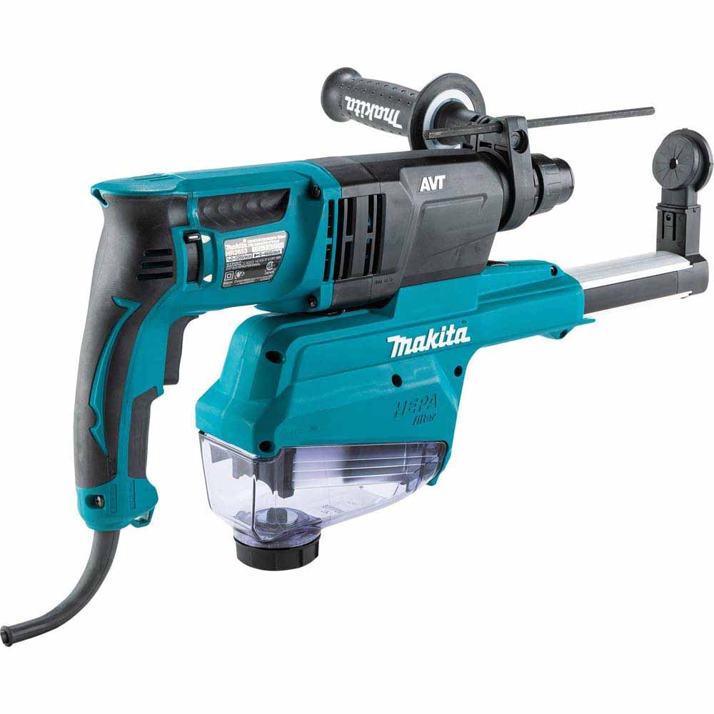 Makita HR2653 1" SDS-PLUS AVT Rotary Hammer, HEPA Dust Extractor (Pistol Grip)