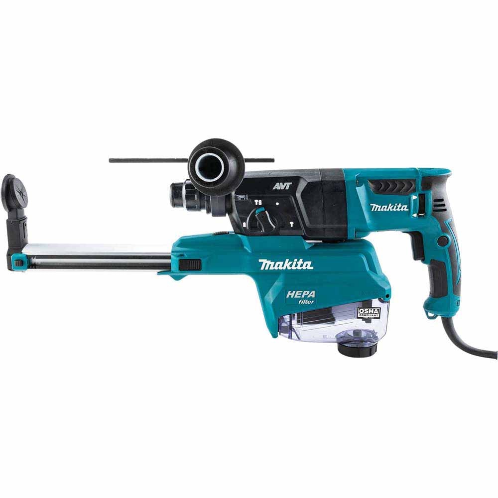 Makita HR2653 1" SDS-PLUS AVT Rotary Hammer, HEPA Dust Extractor (Pistol Grip)