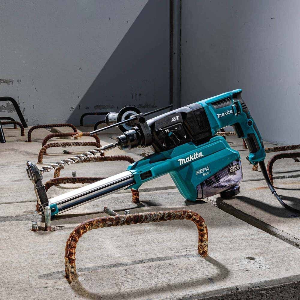 Makita HR2653 1" SDS-PLUS AVT Rotary Hammer, HEPA Dust Extractor (Pistol Grip)