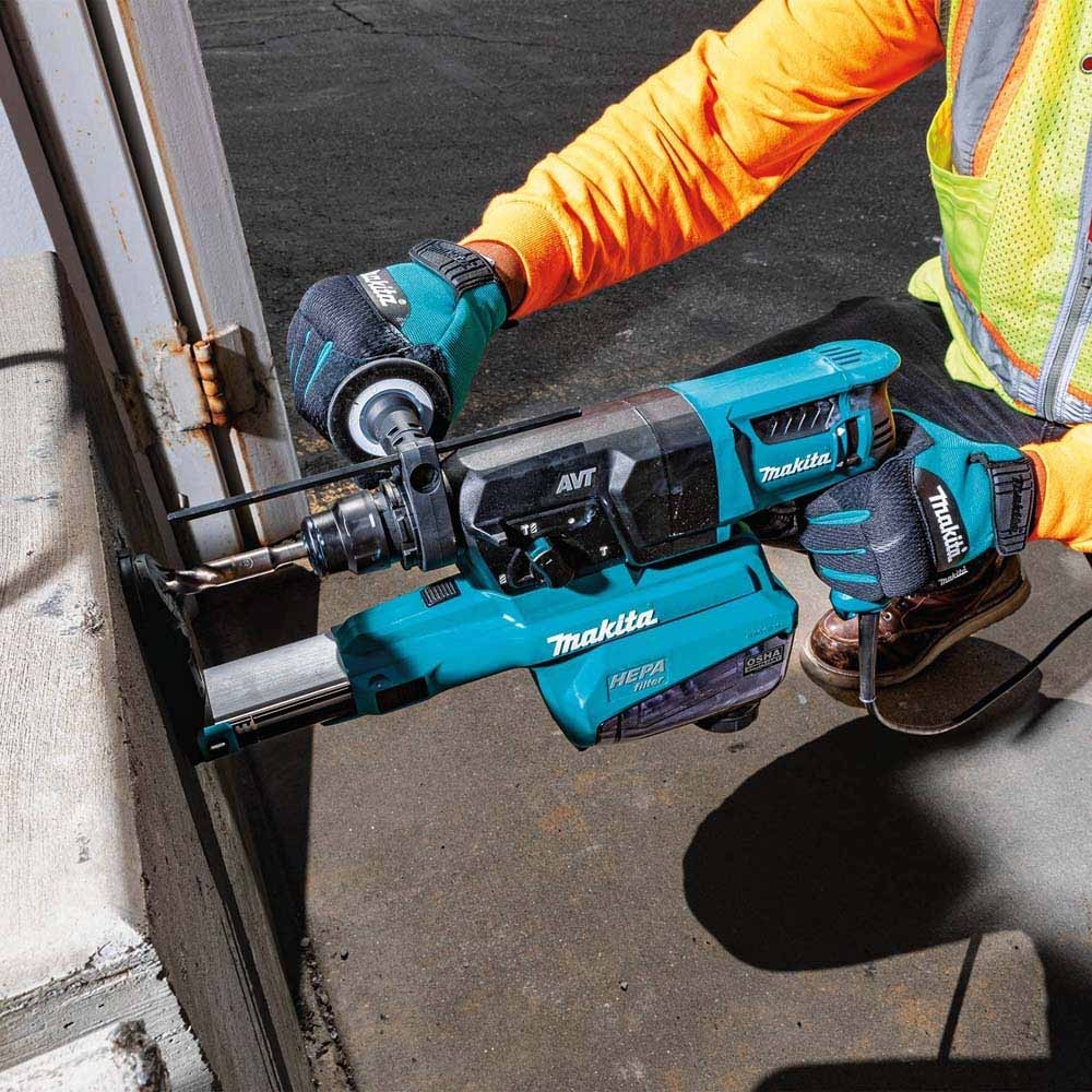 Makita HR2653 1" SDS-PLUS AVT Rotary Hammer, HEPA Dust Extractor (Pistol Grip)