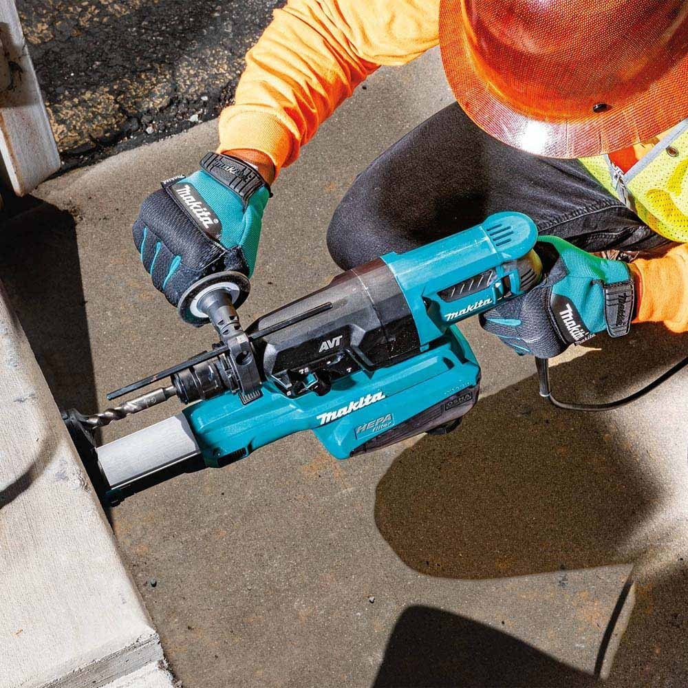 Makita HR2653 1" SDS-PLUS AVT Rotary Hammer, HEPA Dust Extractor (Pistol Grip)