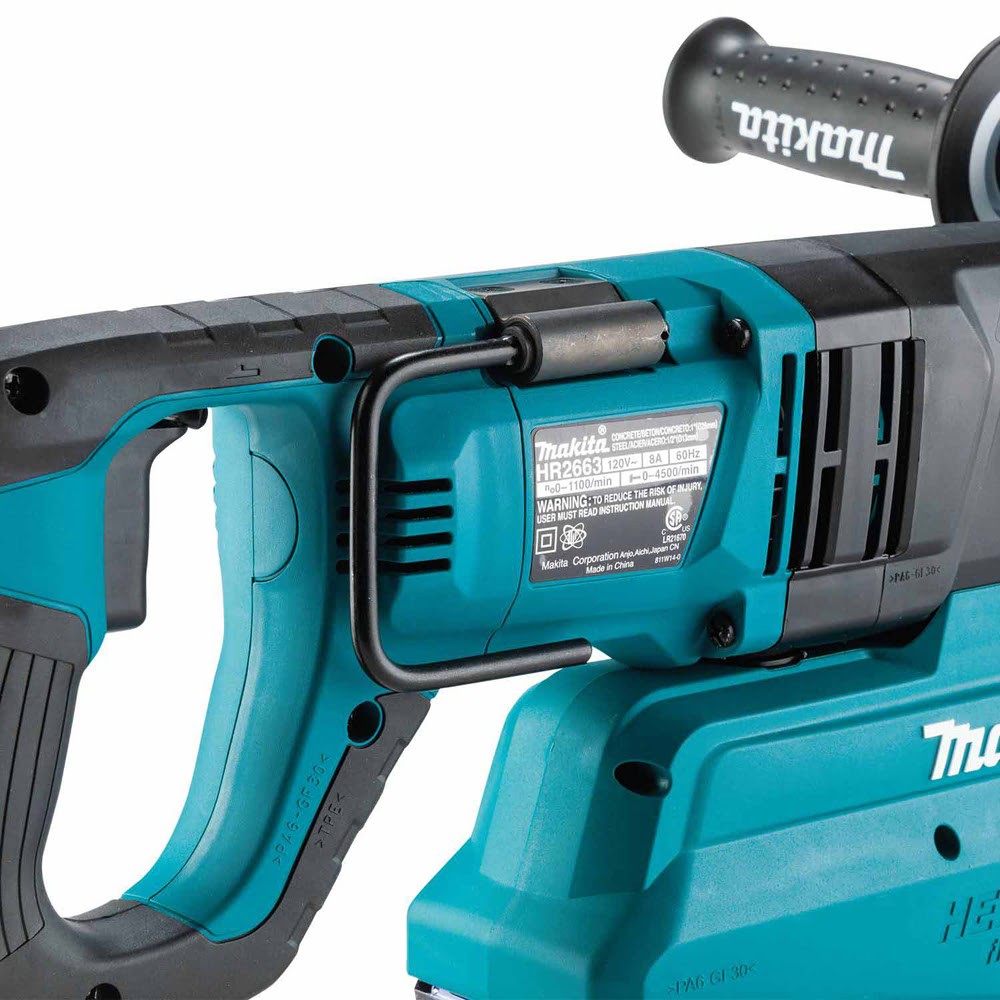 Makita HR2663 1" SDS-PLUS AVT Rotary Hammer, w/ HEPA Dust Extractor (D-handle)
