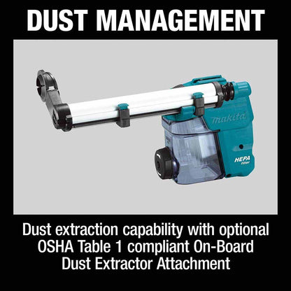 Makita HR3011FCK 1-3/16'' AVT® Rotary Hammer, accepts SDS-PLUS bits (L-Shape)