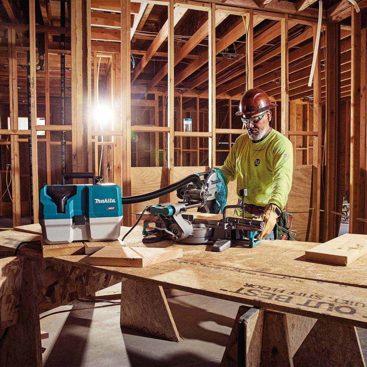 Makita LS1110F 10 in. Sliding Compound Miter Saw with LED Cut Line, 13A Motor, 4,500 RPM (Tool Only)