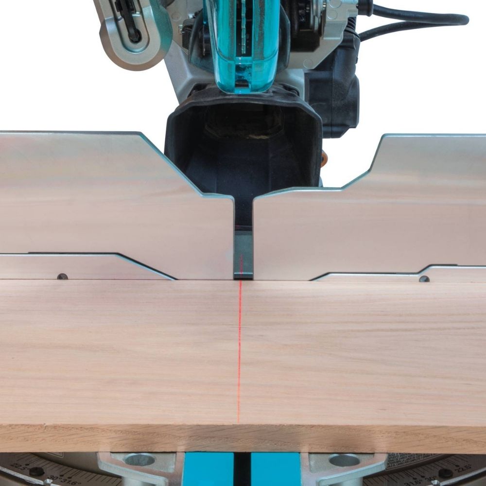 Makita LS1219LX 12" Dual-Bevel Sliding Compound Miter Saw, laser, stand