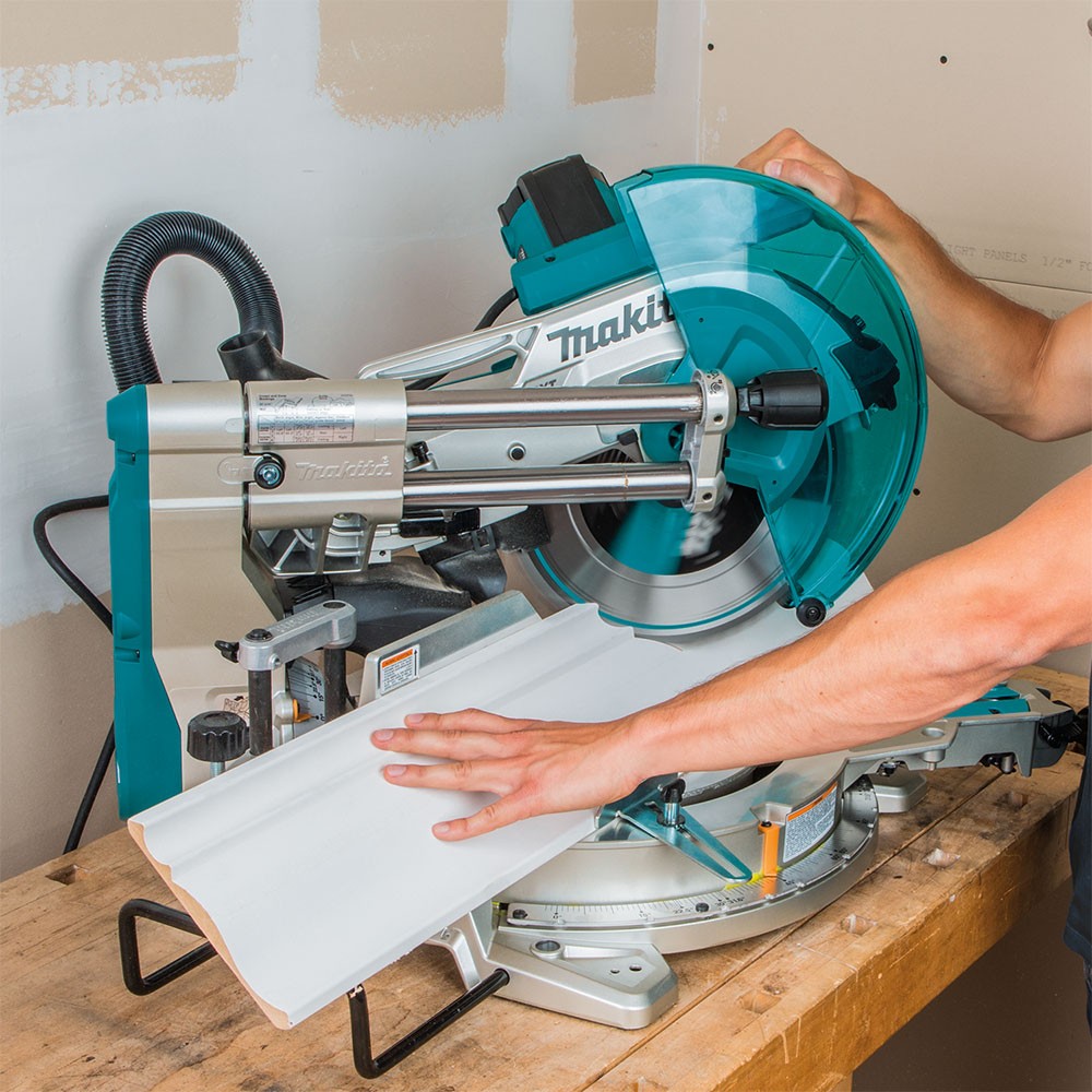 Makita LS1219L 12" Dual-Bevel Sliding Compound Miter Saw, laser