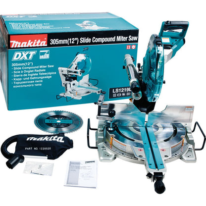 Makita LS1219L 12" Dual-Bevel Sliding Compound Miter Saw, laser