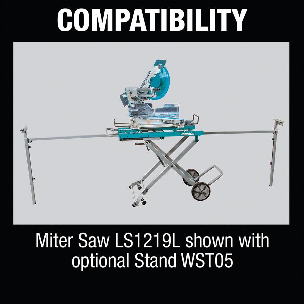Makita LS1219L 12" Dual-Bevel Sliding Compound Miter Saw, laser
