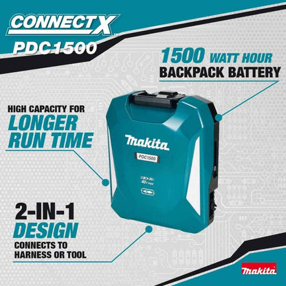Makita PDC1500 40V max ConnectX 1,500Wh Portable Power Supply (Battery Only)