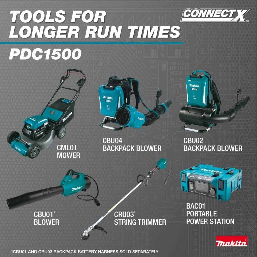 Makita PDC1500 40V max ConnectX 1,500Wh Portable Power Supply (Battery Only)