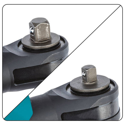 Makita RW01Z 12V max CXT 3/8" / 1/4" Square Drive Ratchet, Tool Only