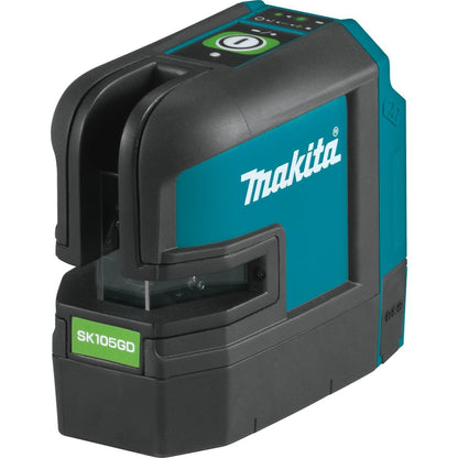 Makita SK105GDZ 12V Max CXT Self-Leveling Cross-Line Green Beam Laser