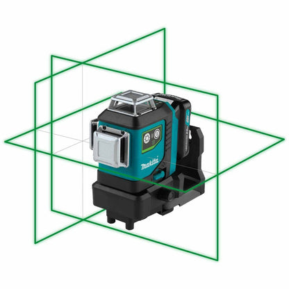 Makita SK700GDNAJ 12V max CXT Self-Leveling 360° 3-Plane Green Laser Kit