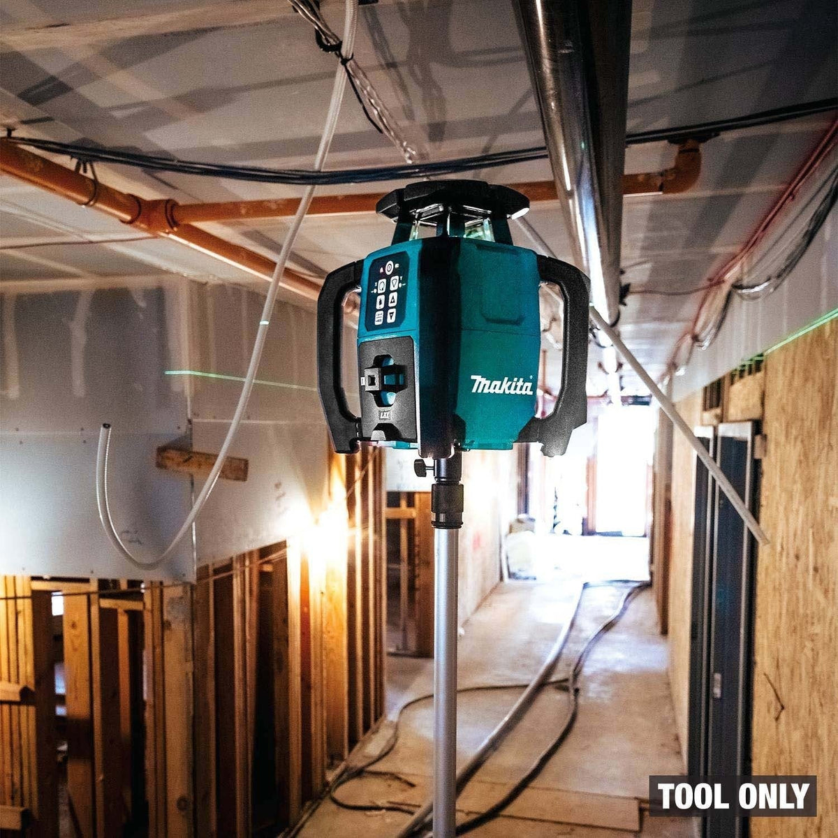 Makita SKR001Z 18V LXT Green Dual Slope 360 Degree Rotary Laser Level 2600 ft with Case (Tool Only)