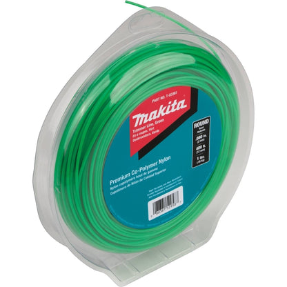 Makita T-03361 Round Trimmer Line, 0.080", Green, 400', 1 lbs.