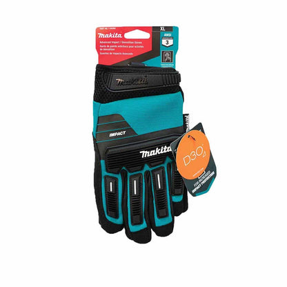 Makita T-04260 Advanced Impact Demolition Gloves (X-Large)