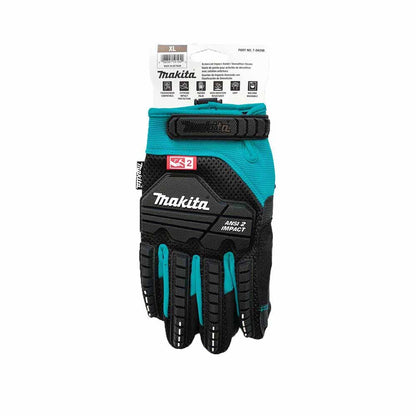 Makita T-04298 Advanced ANSI 2 Impact-Rated Demolition Gloves (X-Large)