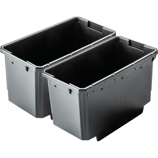 Makita T-92156 MAKTRAK Organizer Bin Set Deep Medium Replacement Bins for Deep Medium and Deep Compact Organizers (2 Pack)