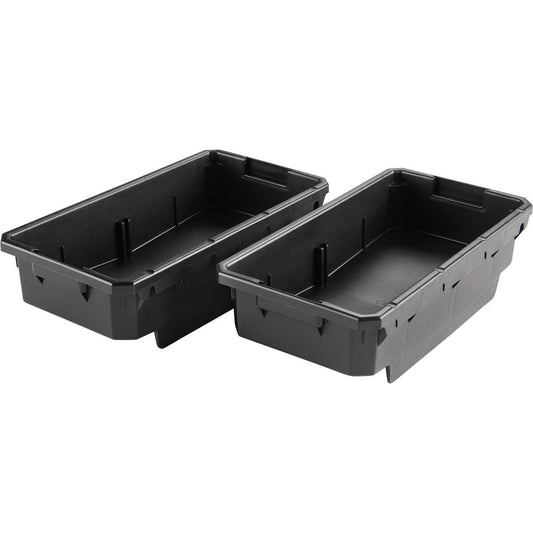 Makita T-92184 MAKTRAK Low-Profile Medium Organizer Bin Set, Impact-Resistant Copolymer (2 Pack)