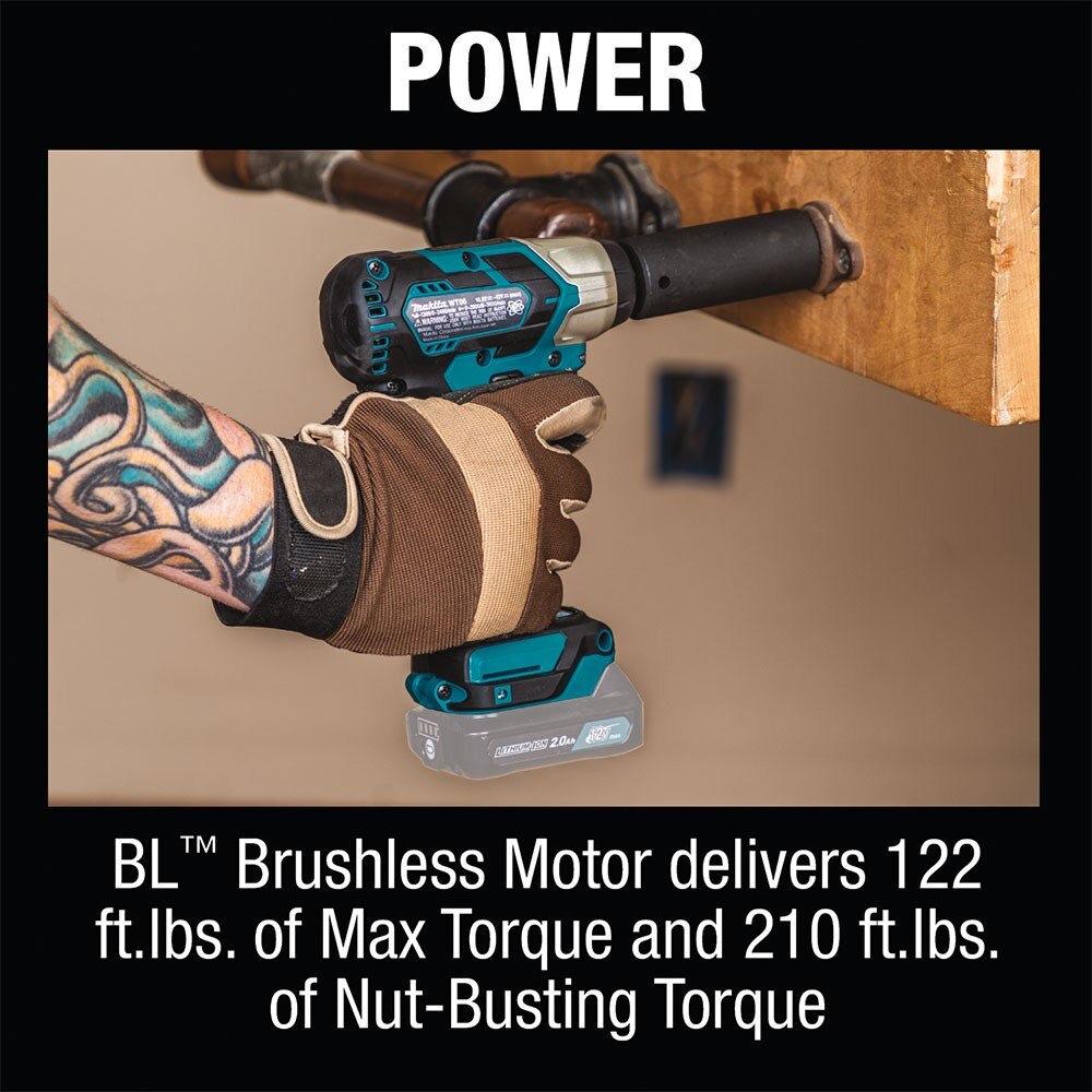 Makita WT06Z 12V max CXT 1/2" Square Drive Impact Wrench (Tool Only)