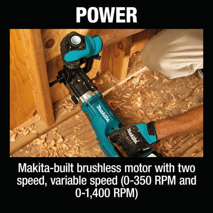 Makita XAD04PT 36V (18V X2) LXT Brushless 7/16" Hex Right Angle Drill Kit (5.0Ah)