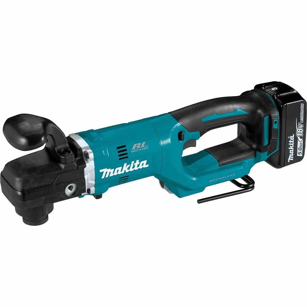 Makita XAD06T 18V LXT Lithium-Ion Brushless Cordless 7/16" Hex Right Angle Drill Kit (5.0Ah)
