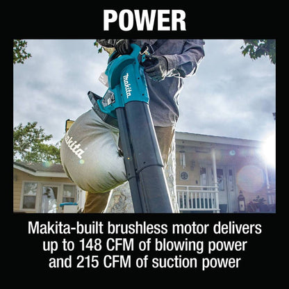 Makita XBU07Z 18V LXT Brushless Blower / Vacuum Mulcher, Tool Only