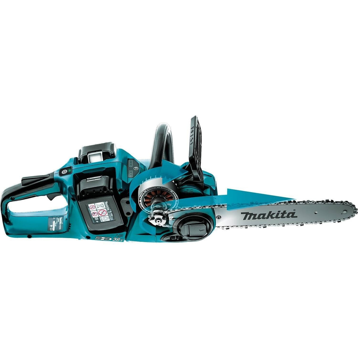 Makita XCU03PT 18V X2 LXT Li-Ion 36V Brushless Cordless Chain Saw Kit 5.0Ah