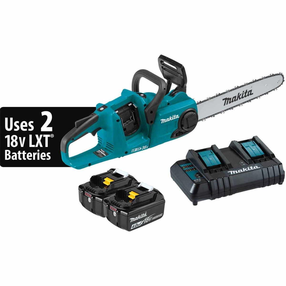 Makita XCU04CM 36V (18V X2) LXT 16" Chain Saw Kit