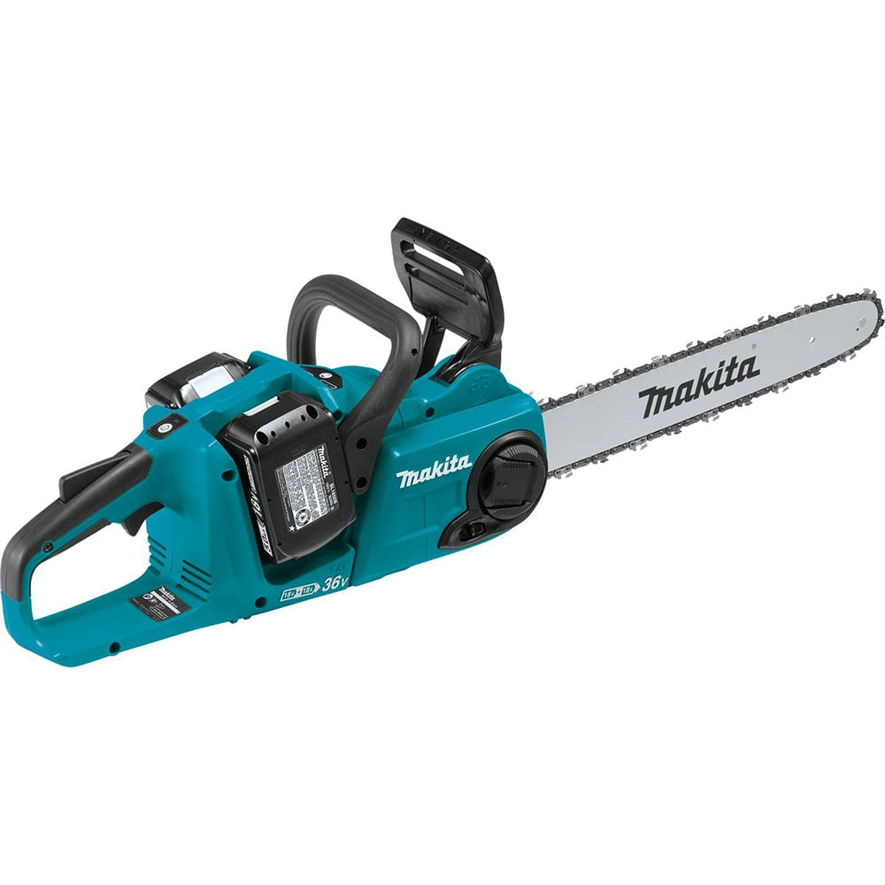 Makita XCU04PT1 18V X2 (36V) LXT 16" Chain Saw Kit with 4 Batteries (5.0Ah)